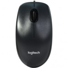 Мышь Logitech M100 черный optical USB