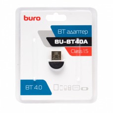 Адаптер USB Buro Bluetooth 4.0+EDR  20м черный