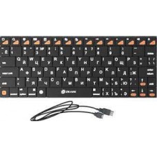 Клавиатура Oklick 840S черный USB беспроводная BT slim